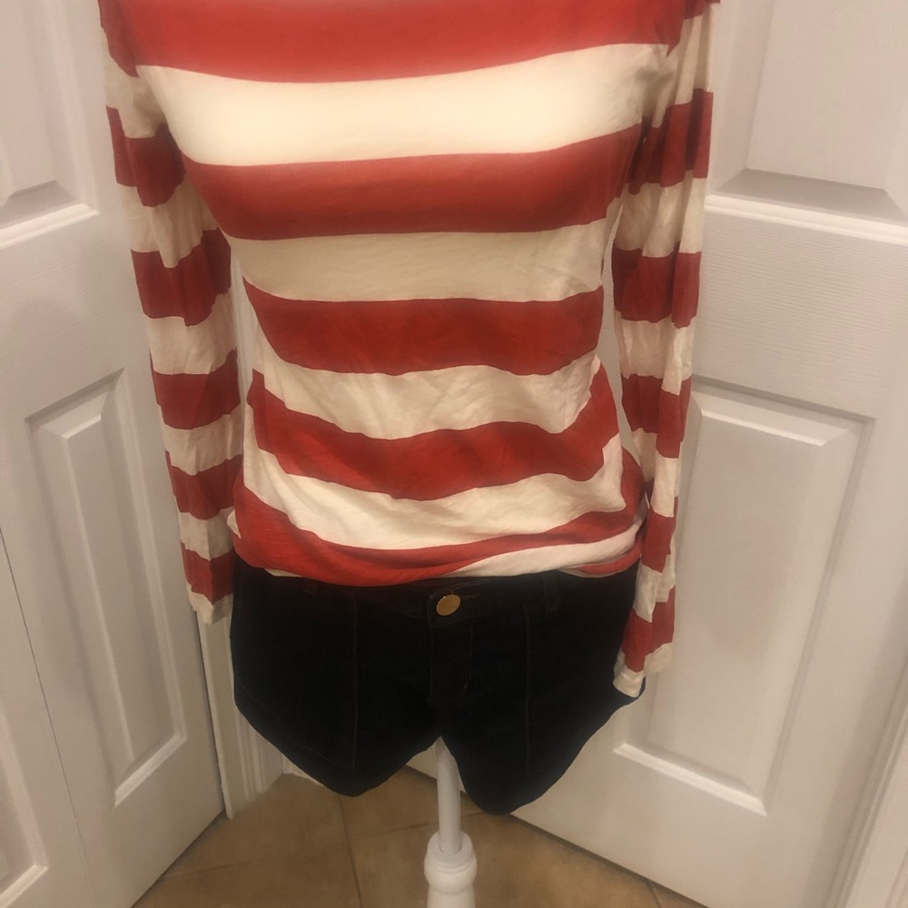 LOFT Long Sleeved striped shirt